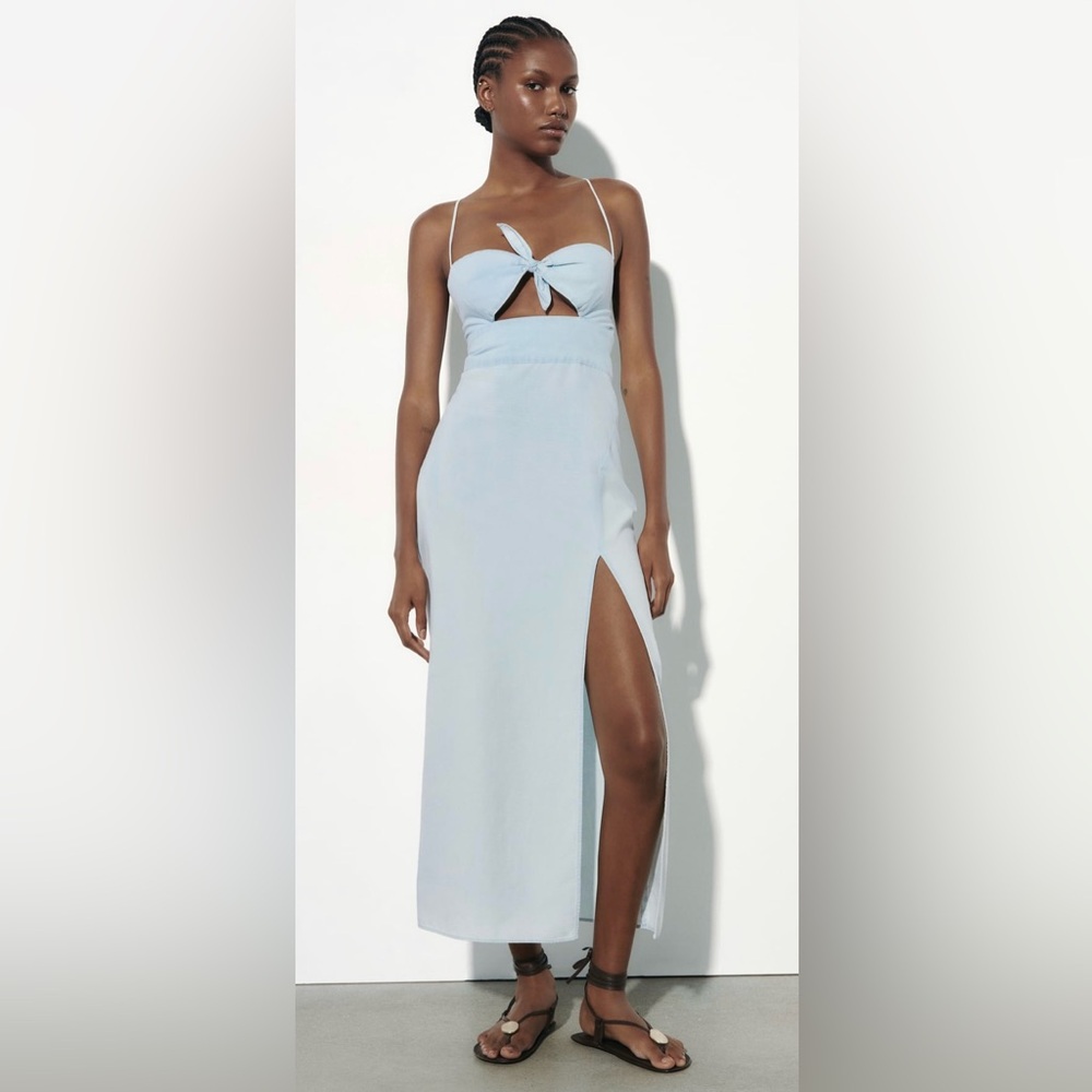 Zara denim summer dress